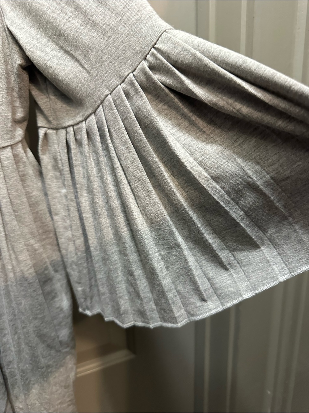 Alyx Size XL Gray Pleated Jacket with Tie Front EUC - Picture 5 of 7
